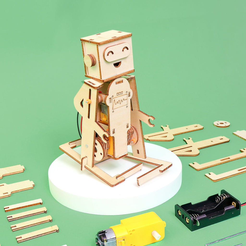 WalkieBot Walking Robot STEM Kit for Kids | Build Your Own Moving Robot | DIY Engineering Toy | Hands-On Learning Ages 6–12