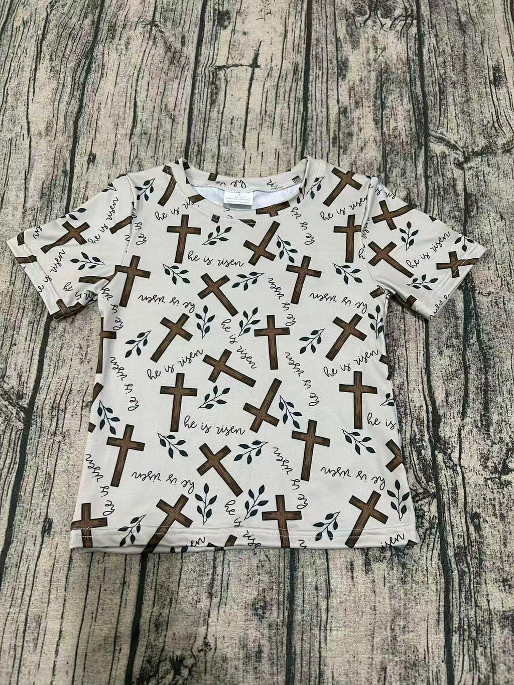 He Is Risen Kids T-Shirt | Christian Easter Shirt | Resurrection Sunday Outfit | Toddler & Youth Faith Tee