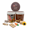 Farm Animal Playdough Sensory Jar for Kids | Portable Farm Play Kit | Non-Toxic Sensory Toy | Screen-Free Activity Ages 3–8