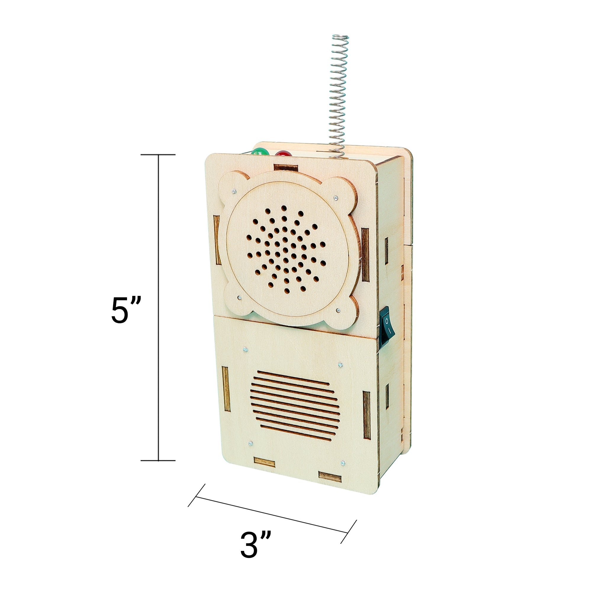 Build & Learn Walkie Talkie STEM Kit for Kids (Set of 2) | DIY Electronics Kit | Hands-On Science & Communication Toy | Educational Gift Ages 6–12