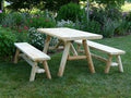 Solid Wood Farmhouse Dining Table | Rustic Kitchen & Dining Room Table for Family Gatherings | Heavy-Duty Wooden Table for Home & Homestead