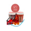 Firetruck Playdough Sensory Kit for Kids | Firefighter Rescue Play Set | Imaginative Sensory Toy | Screen-Free Activity Ages 3–8