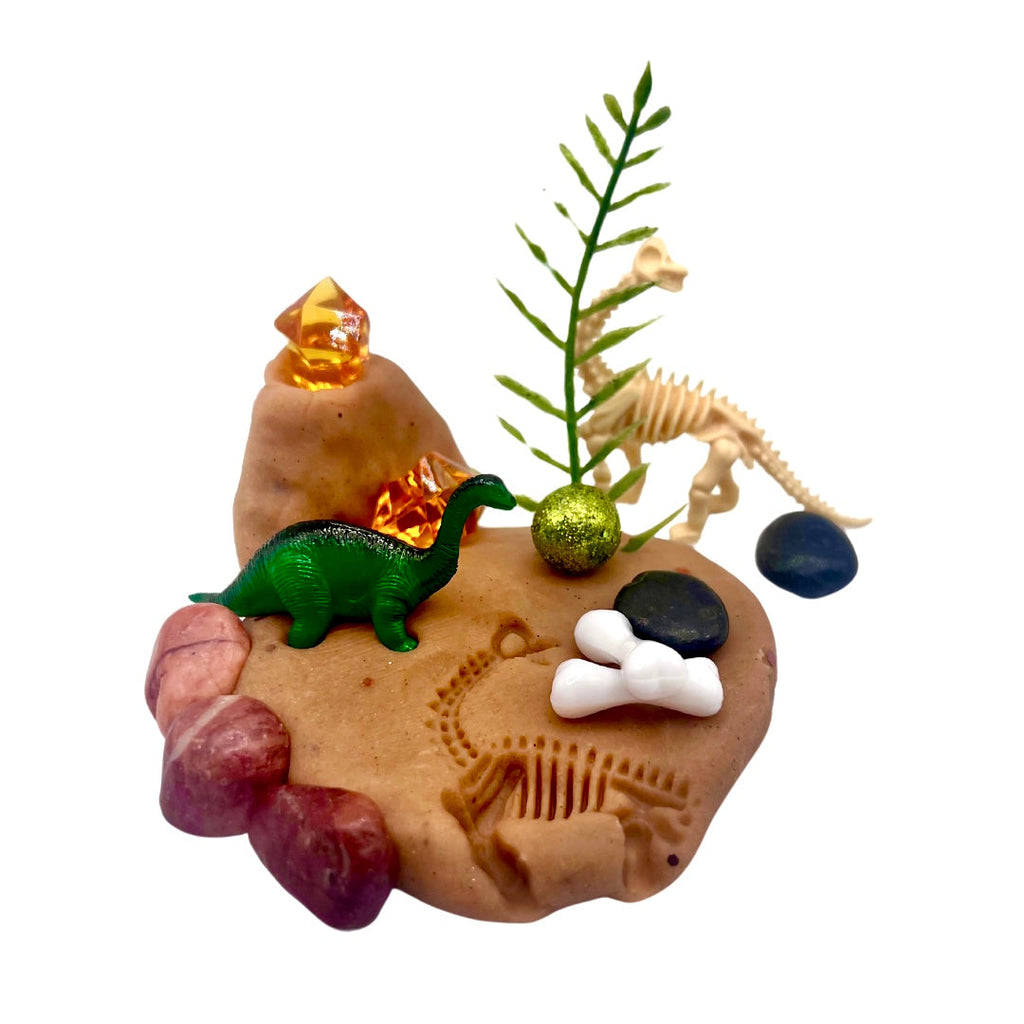 Dinosaur Playdough Sensory Kit for Kids | Prehistoric Dig & Discovery Play Set | STEM-Inspired Sensory Toy | Screen-Free Activity Ages 3–8