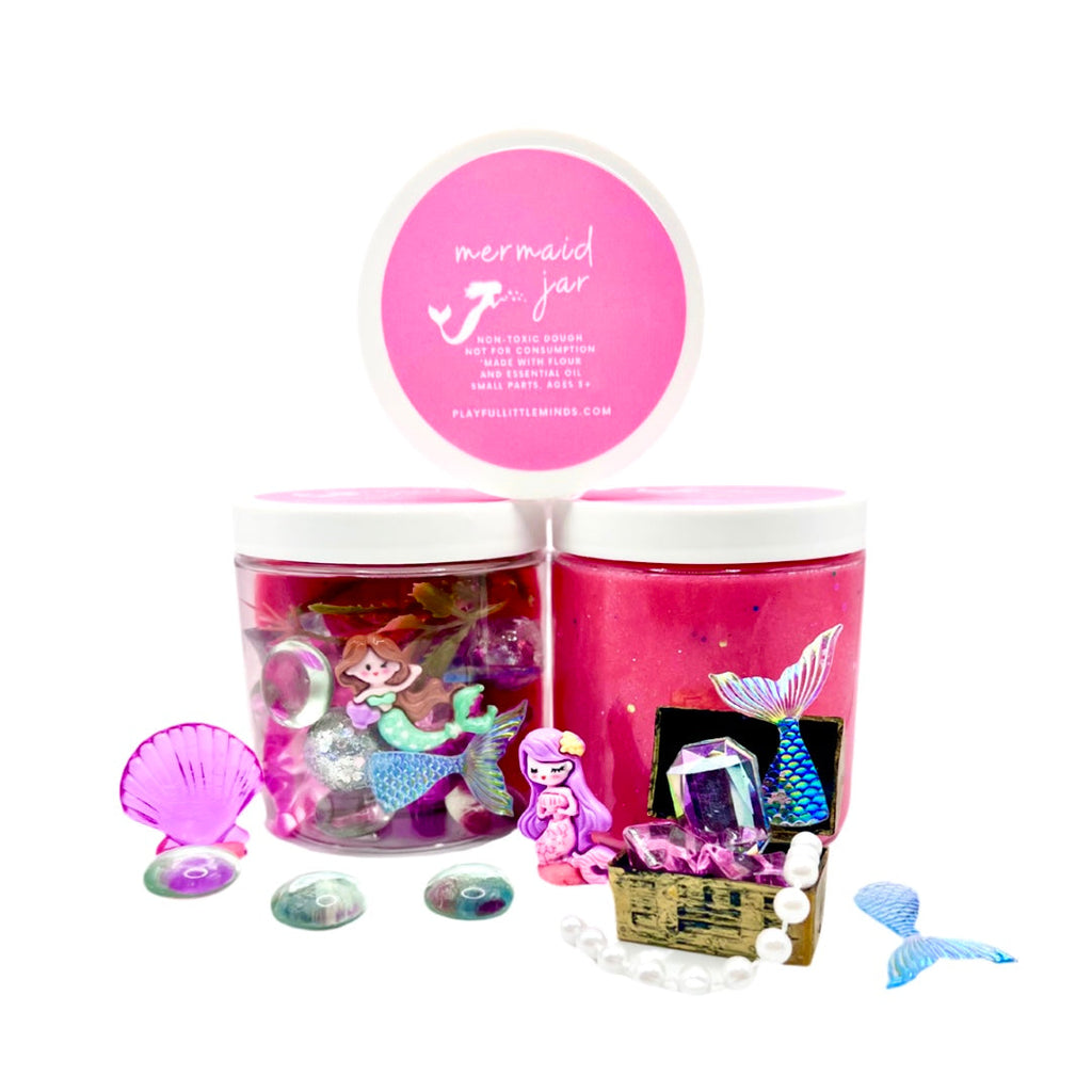 Mermaid Playdough Sensory Kit for Kids | Ocean-Themed Imaginative Play Set | Non-Toxic Sensory Toy | Screen-Free Activity Ages 3–8