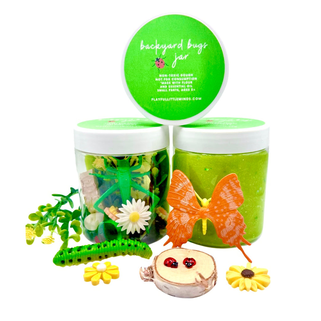 Butterfly & Bug Playdough Sensory Kit for Kids | Insect-Themed Learning Toy | Nature Play Activity | Screen-Free Sensory Kit Ages 3–8
