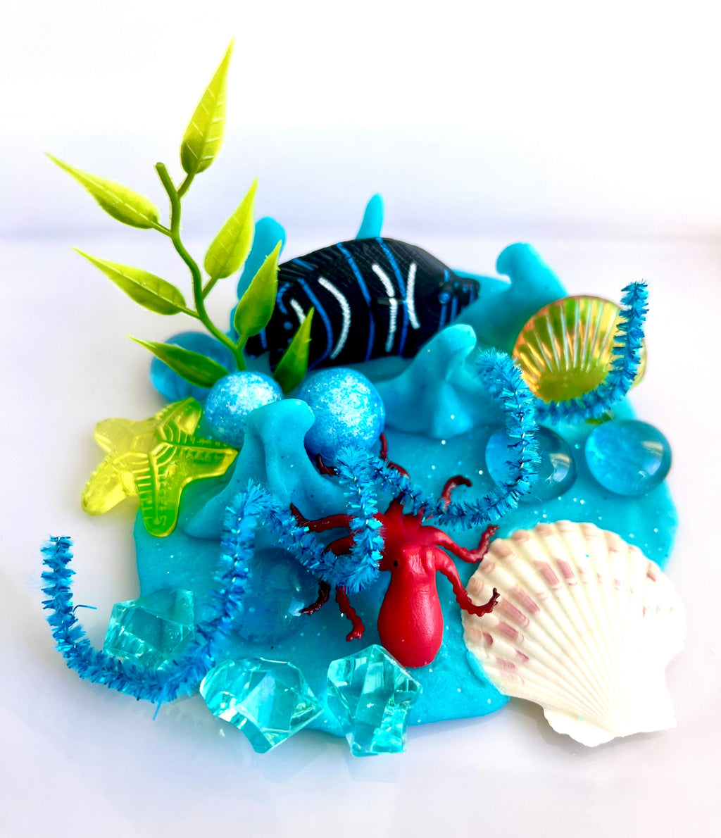Ocean Creatures Sensory Play Kit for Kids | Under the Sea Playdough Kit | Imaginative Ocean Toy | Screen-Free Activity Ages 3–8