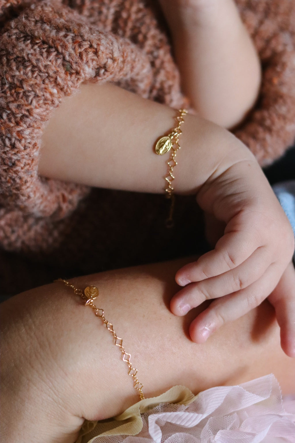 Miraculous Medal Floral Children’s Bracelet – Catholic Jewelry for Girls | First Communion & Baptism Gift