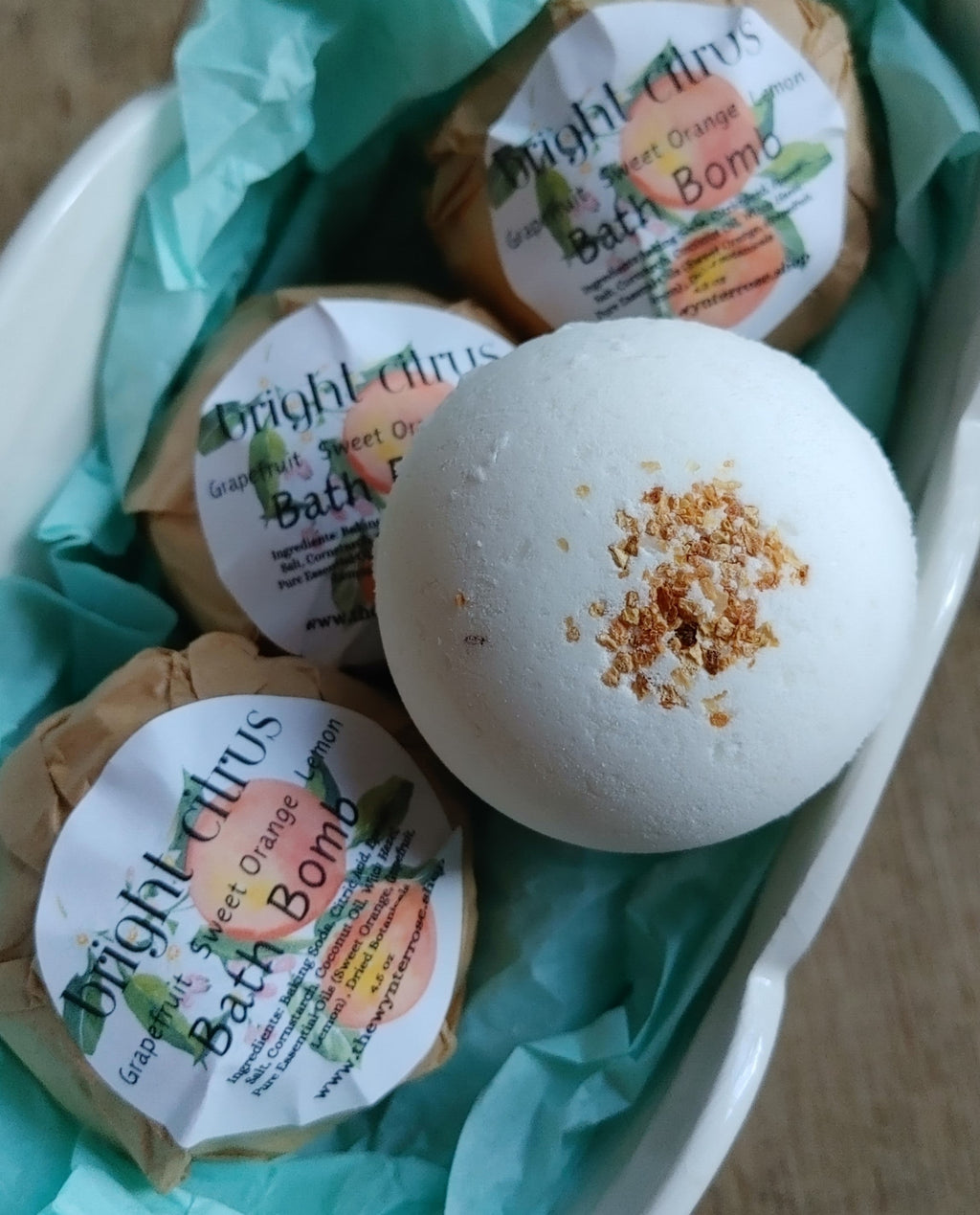 Bright Citrus Bath Bomb