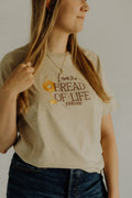 Bread of Life T-Shirt, Christian Graphic Tee, Catholic Shirt, Jesus Shirt, Bible Verse Tee, Faith Apparel, Religious Gift for Men Women