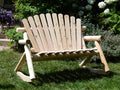 Rocking Outdoor Wooden Bench