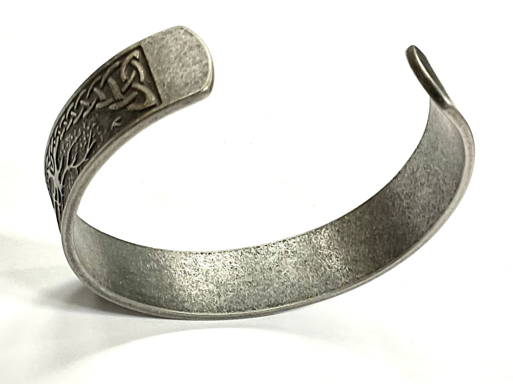 Celtic Knot Tree of Life Bracelet – Stainless Steel Cuff | Waterproof Hypoallergenic Jewelry