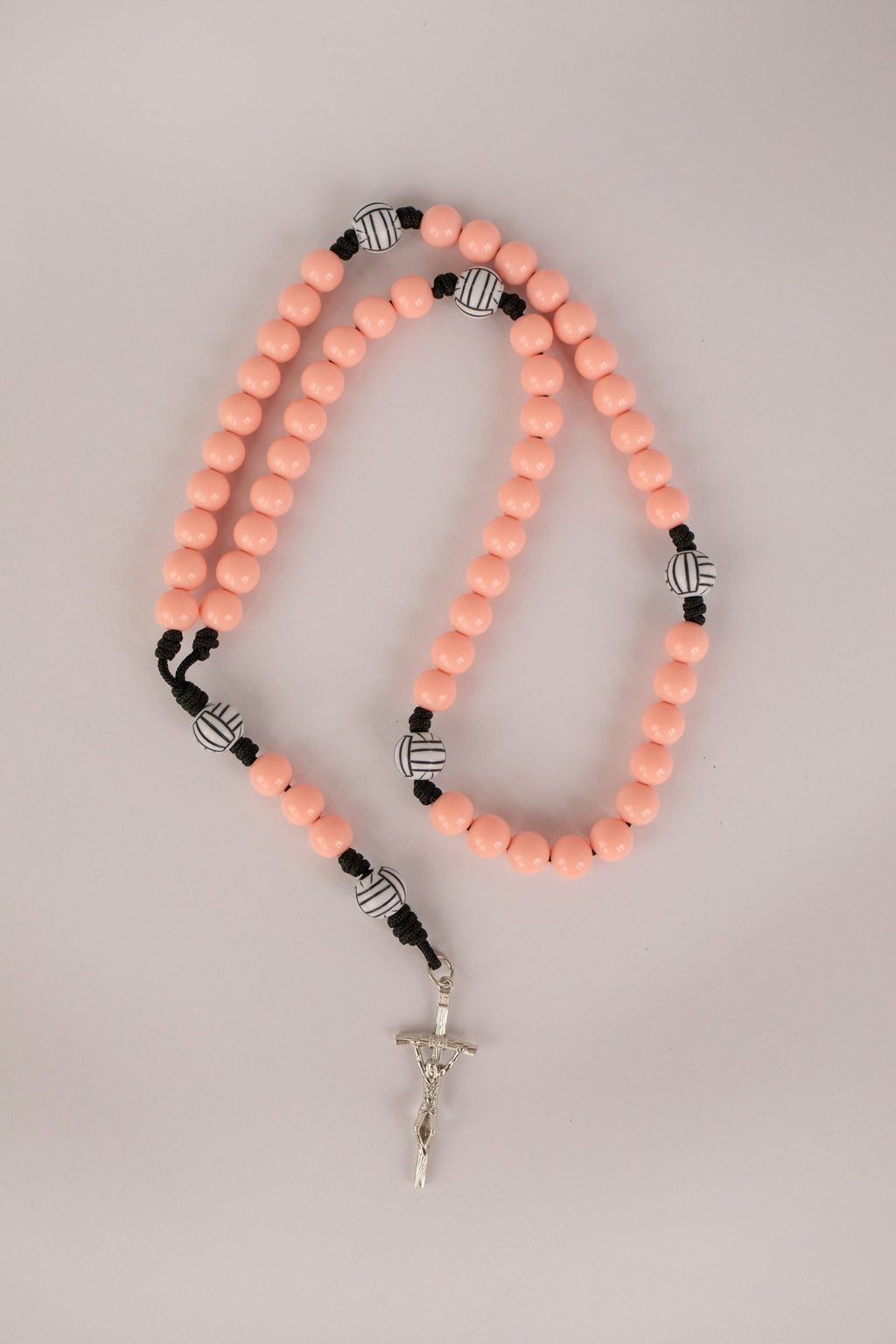 Sports Rosary | Catholic Rosary for Athletes | Baseball Football Soccer Prayer Beads | Boys Communion Gift | Christian Sports Gift