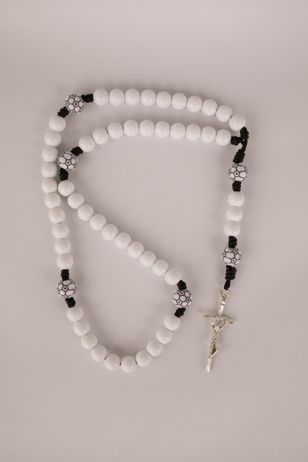Sports Rosary | Catholic Rosary for Athletes | Baseball Football Soccer Prayer Beads | Boys Communion Gift | Christian Sports Gift