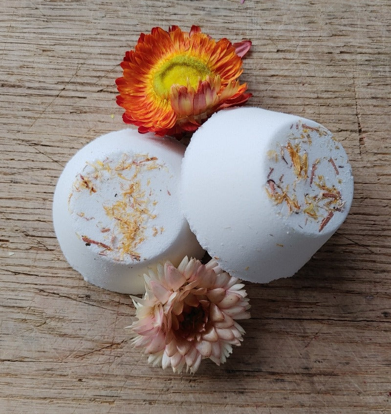 Positive Vibes Shower Steamer | Aromatherapy Shower Bomb | Uplifting Essential Oil Shower Melt | Self Care Spa Gift | Relaxing Shower Tablet