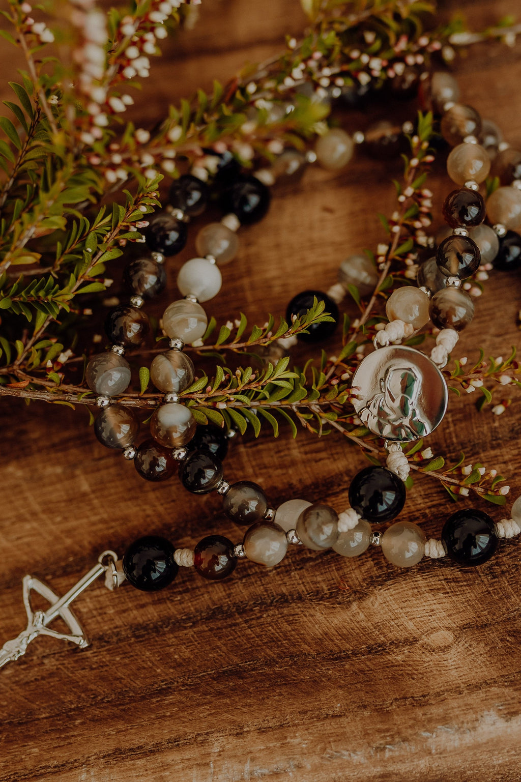 St. Padre Pio Rosary – Catholic Rosary Beads Healing Prayer Gift Faith Jewelry Gift for Women