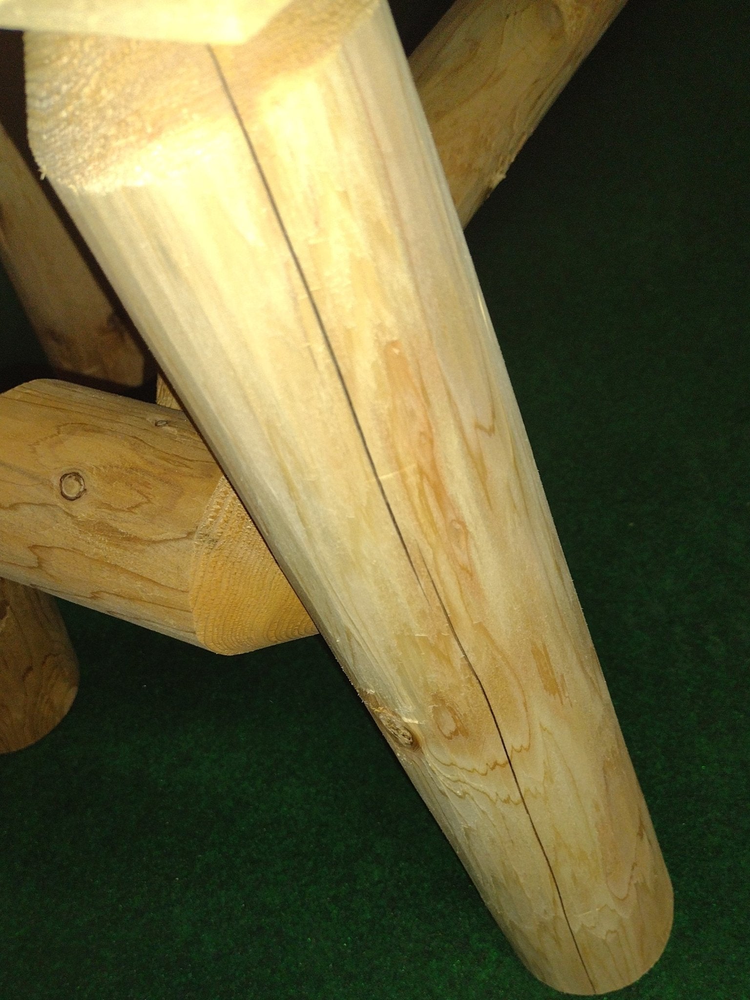 Rocking Outdoor Wooden Bench